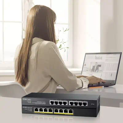 Zyxel GS1915-8EP Géré L2 Gigabit Ethernet (10/100/1000) Connexion Ethernet, supportant l'alimentatio - Switchs et Hubs - visuel 8