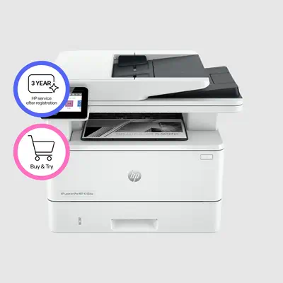 Imprimante HP LaserJet Pro MFP 4102dw - Multifonctions Laser - visuel 5
