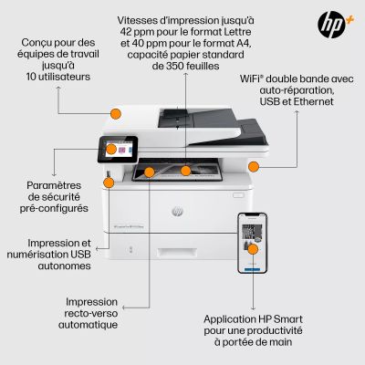 HP LaserJet Pro MFP 4102fdwe Printer up to HP - visuel 1 - hello RSE - Du support à chaque fois que vous en avez besoin