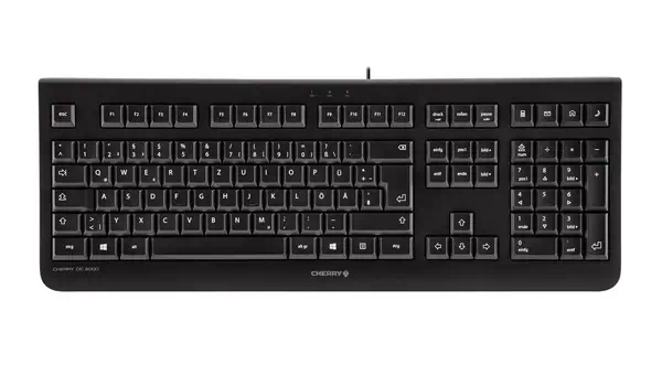 CHERRY DC 2000 clavier Souris incluse Universel USB Belge Noir - Clavier - visuel 3