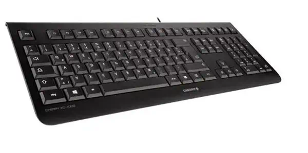 CHERRY KC 1000 clavier Universel USB QWERTY Nordique Noir - Clavier - visuel 3