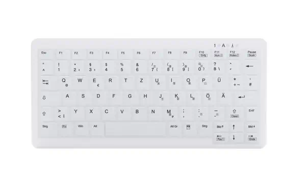 CHERRY AK-C4110F-FU1-W/FR Wireless keyboard compact - Clavier - visuel 1