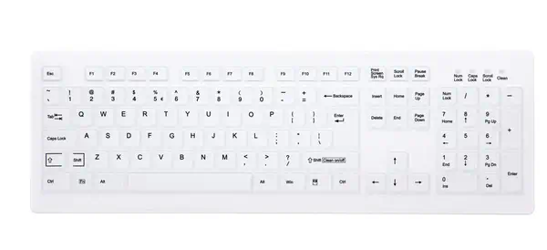 CHERRY AK-C8100F-FU1-W/US Wireless Keyboard (US - Clavier - visuel 1