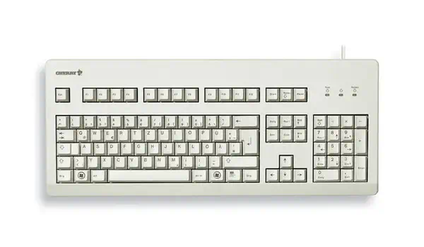 CHERRY Standard corded Keyboard USB grey (US - Clavier - visuel 2