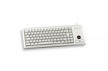 Achat Clavier CHERRY G84-4400 TRACKBALL KEYBOARD Clavier filaire miniature, trackball, PS2, gris clair, AZERTY - FR sur hello RSE