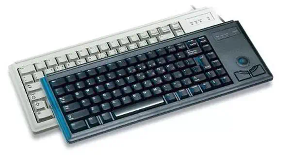 Revendeur officiel CHERRY Compact keyboard G84-4400, light grey, RB