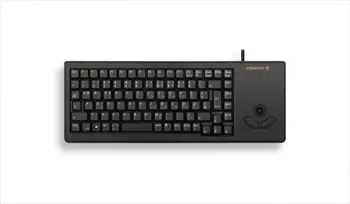 G84-5400 TRACKBALL KEYBOARD Clavier filaire miniature, trackball, USB, noir, AZERTY - FR livraison gratuite