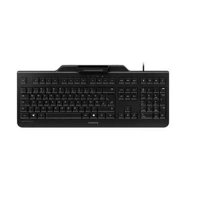 SECURE BOARD 1.0 Clavier filaire, lecteur cartes à puce, noir, USB, AZERTY - FR - CHERRY - visuel 1