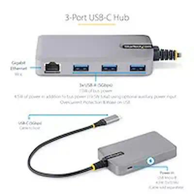 Achat StarTech.com Hub USB-C à 3 Ports - 3x sur hello RSE - visuel 7