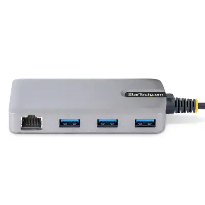 StarTech Hub USB 3 Ports - 3x Ports USB-A - Gigabit Ethernet - Câble USB - visuel 5