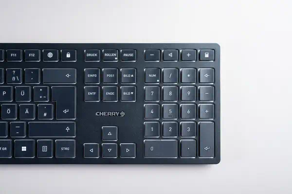 CHERRY KW 9100 SLIM clavier Universel RF sans fil + Bluetooth Noir - Clavier - visuel 8