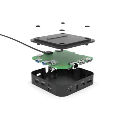DICOTA D31949 station d'accueil Avec fil USB Type-C Noir - Dicota - Webcam - visuel 7