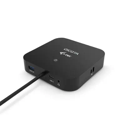 DICOTA D31949 station d'accueil Avec fil USB Type-C Noir - Dicota - Webcam - visuel 1