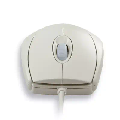 WHEELMOUSE OPTICAL Souris filaire, gris clair, PS2/USB - CHERRY - visuel 3