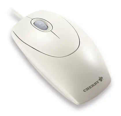 WHEELMOUSE OPTICAL Souris filaire, gris clair, PS2/USB - CHERRY - visuel 1