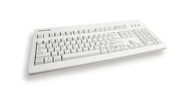 G80-3000 MX BLACK SWITCH, Clavier mécanique filaire, gris clair, USB/PS2 AZERTY - FR - CHERRY - visuel 2