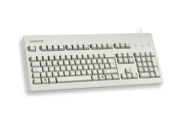 G80-3000 MX BLACK SWITCH, Clavier mécanique filaire, gris clair, USB/PS2 AZERTY - FR - CHERRY - visuel 3