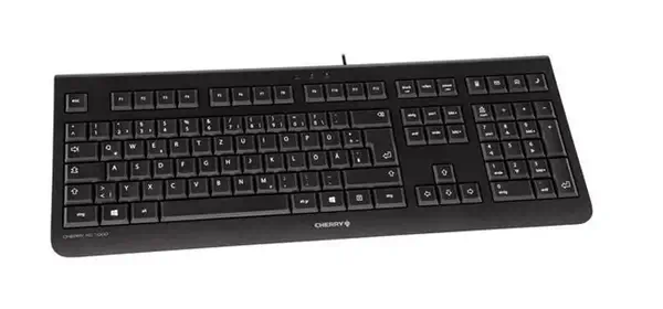 CHERRY KC1000 corded Keyboard USB ultraflat black (ES CHERRY - visuel 1 - hello RSE - Conception conviviale