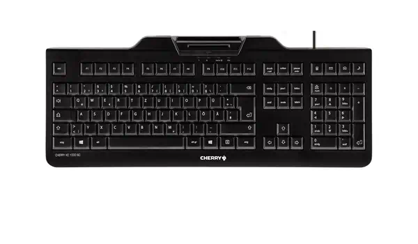 CHERRY KC 1000 Sc Contact Smart Card Corded Keyboard - Clavier - visuel 1
