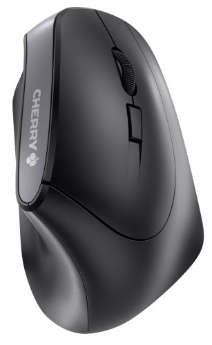 Achat CHERRY MW 4500 Souris ergonomique sans fil, pour droitiers, inclinée à 45°, noir, USB - 4025112088315