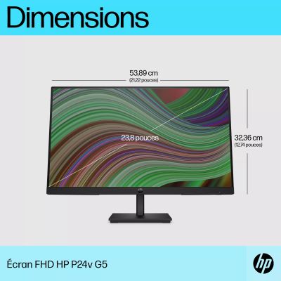 HP P24v G5 23.8p FHD 16:9 Monitor 75Hz HP - visuel 1 - hello RSE - HP Display Manager
