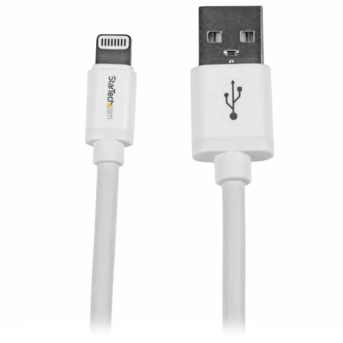 Achat Câble USB StarTech.com Câble Apple Lightning vers USB pour iPhone, iPod, iPad - 2 m Blanc sur hello RSE