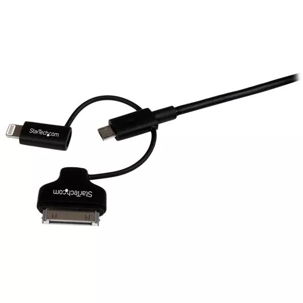 Vente StarTech.com Câble combo USB vers Lightning / Dock StarTech.com au meilleur prix - visuel 2