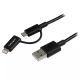 Achat StarTech.com Câble Lightning 8 broches ou Micro USB sur hello RSE - visuel 1