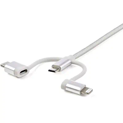 StarTech Câble multi chargeur USB de 1 m - Lightning USB-C - Câble USB - visuel 3