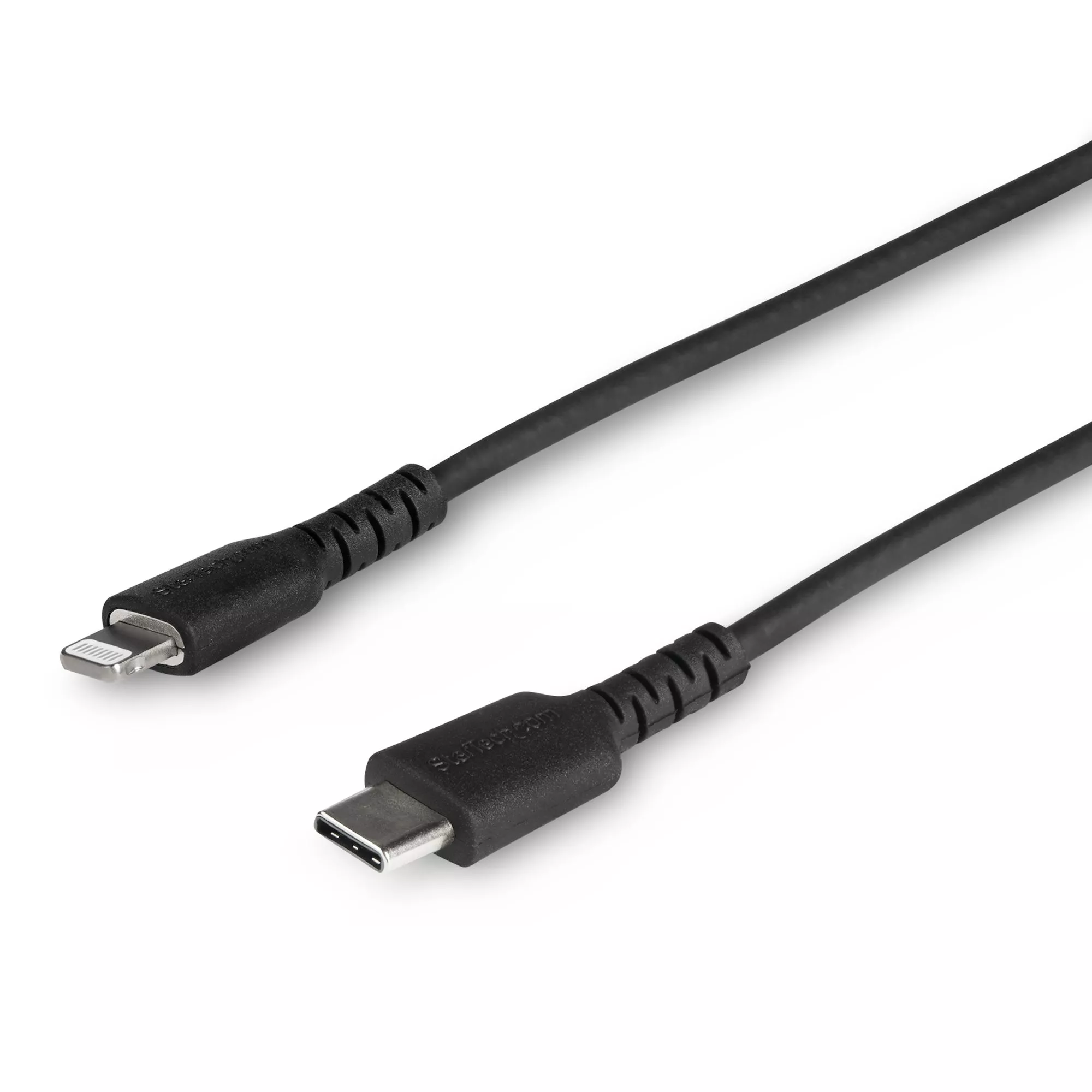 Vente Câble USB StarTech.com Câble USB-C vers Lightning Noir Robuste 1m