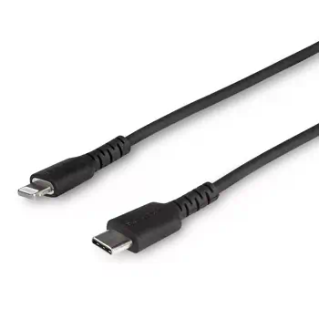 Vente Câble USB StarTech.com Câble USB-C vers Lightning Noir Robuste 1m sur hello RSE