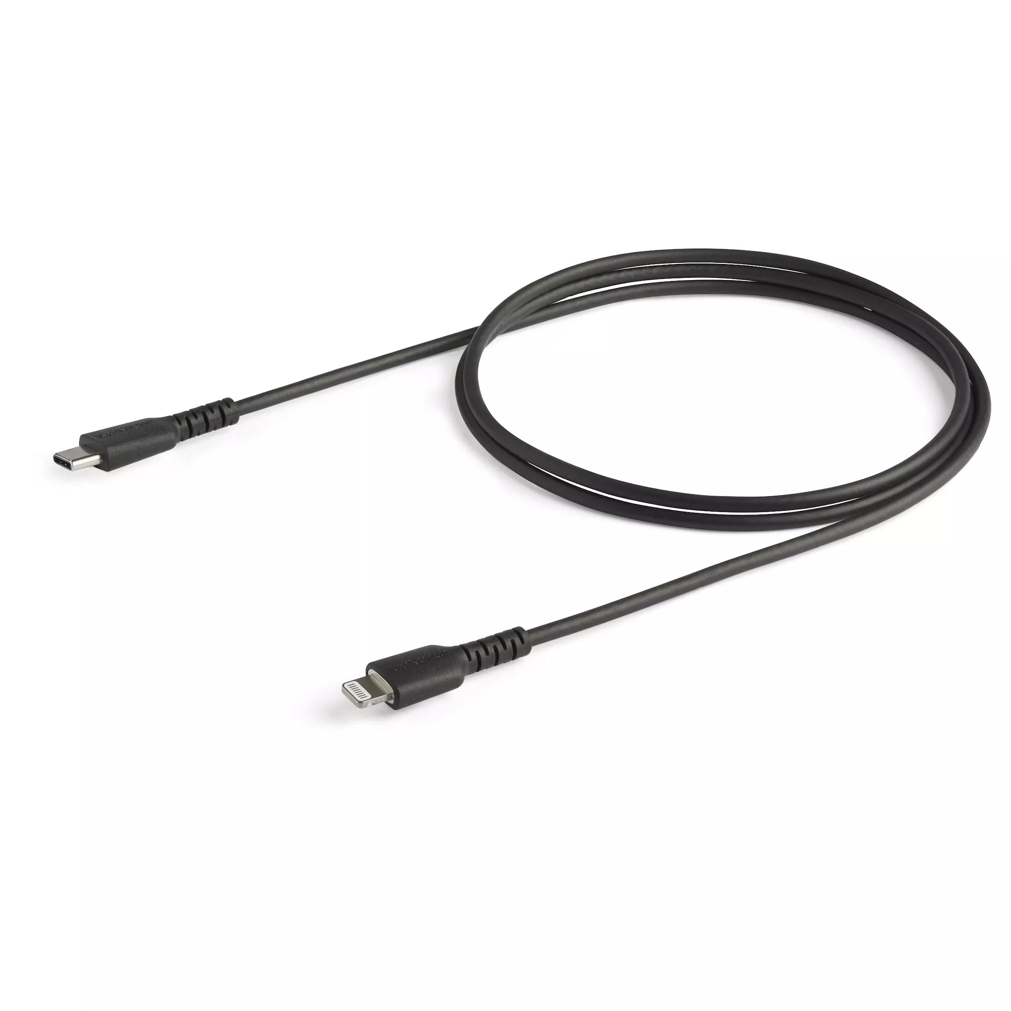Vente StarTech.com Câble USB-C vers Lightning Noir Robuste 1m StarTech.com au meilleur prix - visuel 4