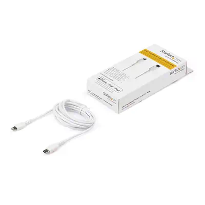 StarTech Câble USB-C vers Lightning Blanc Robuste 2m - visuel 2