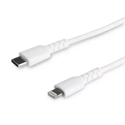 StarTech Câble USB-C vers Lightning Blanc Robuste 1m - visuel 1