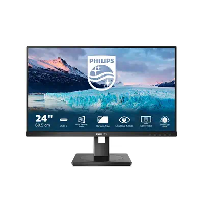 PHILIPS 243S1/00 23.8p FHD IPS 250 cd/m2 USB-C Philips - visuel 1 - hello RSE - Enceintes stéréo intégrées pour du pur multimédia