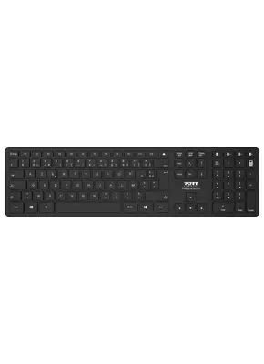 Port Designs 900903 clavier Maison RF sans fil + Bluetooth AZERTY Français Noir - Clavier - visuel 1