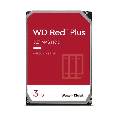Western Digital Red Plus WD30EFPX disque dur 3 To 5400 tr/min 256 Mo 3.5" Série ATA III - Disque dur Interne - visuel 1