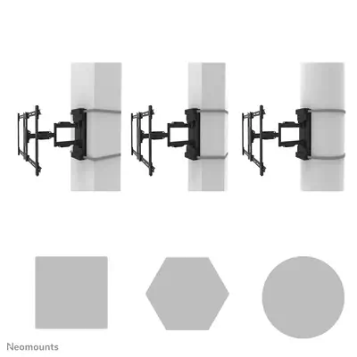 Neomounts WL40S-910BL16 Support de pilier pour écran 40-70" - orientable - diam. 25-100 cm - Support Fixe & Mobile - visuel 9