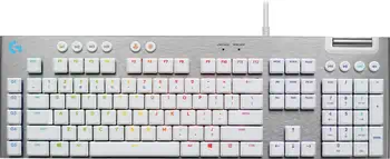 Logitech G 920-011356 clavier Jouer USB AZERTY Français Aluminium, Blanc livraison rapide