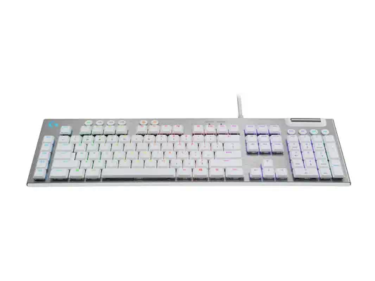 Logitech G 920-011356 clavier Gaming USB AZERTY Français Blanc - Clavier - visuel 4