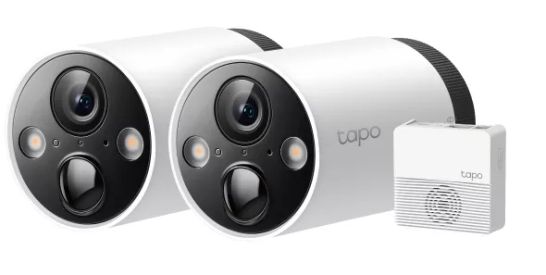 Caméra de surveillance intérieure panoramique Tapo C210, blanc
