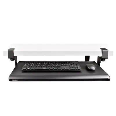Support Clavier Coulissant Sous Bureau - Support Clavier Ergonomique à Pince en C - Tiroir Clavier C - StarTech - visuel 8