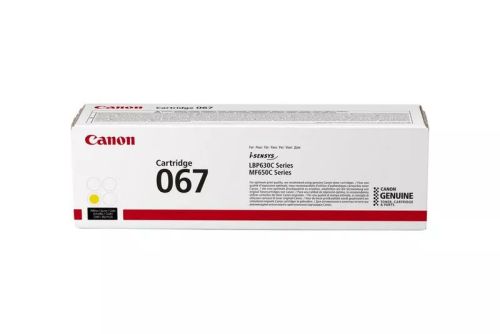 Achat CANON Toner Cartridge 067 Yellow - 4549292187434