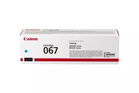 Revendeur officiel CANON Toner Cartridge 067 Cyan