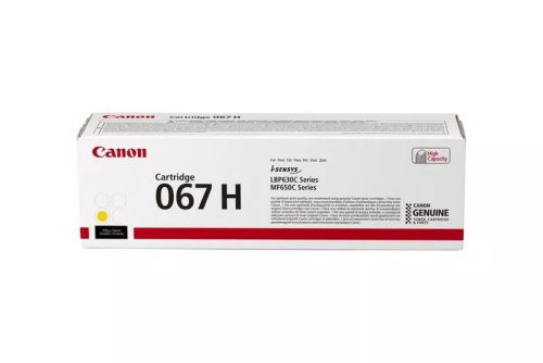 Achat CANON Toner Cartridge 067 High yield Yellow et autres produits de la marque Canon