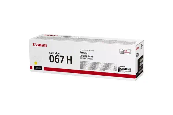 Canon 067H Cartouche de toner 1 pièce(s) Original Jaune - Toner - visuel 3