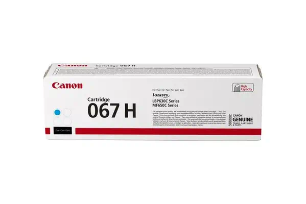 Canon 067H Cartouche de toner 1 pièce(s) Original Cyan - Toner - visuel 1
