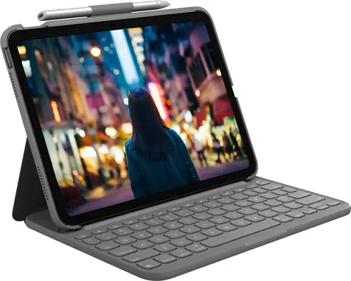 Logitech Slim Folio Logitech - visuel 1 - hello RSE - POUR LES PROFESSIONNELS EN TÉLÉTRAVAIL