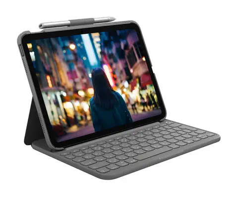 Logitech Slim Folio Logitech - visuel 1 - hello RSE - POUR LES PROFESSIONNELS EN TÉLÉTRAVAIL