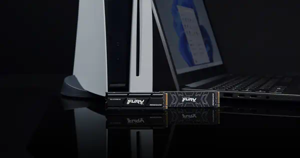 2000G RENEGADE PCIe 4.0 NVMe SSD W/ Radiateur Kingston - visuel 1 - hello RSE - Prêt pour la PS5